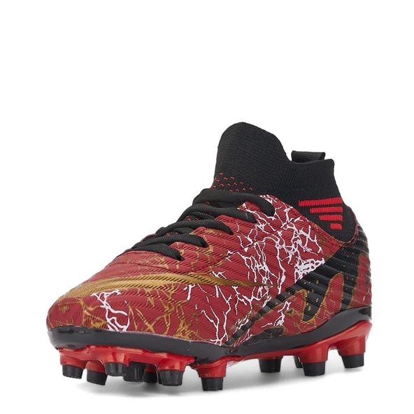 Albishoes AirBoom Super Mercury Çoraplı Bilekli Çocuk Erkek Halısaha Krampon Futbol Ayakkabı(31-45) - 2