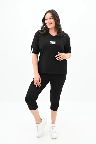 Kadın Büyük Beden Taytlı Takım 3753-23 - 3