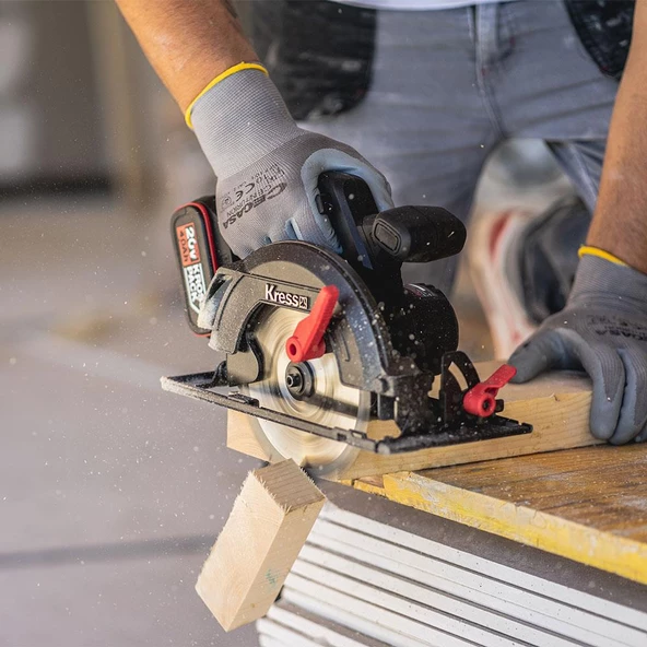 Kress KUE15.9 20Volt 185MM Kömürsüz Profesyonel Daire Testere (Akü Dahil Değildir) - 6
