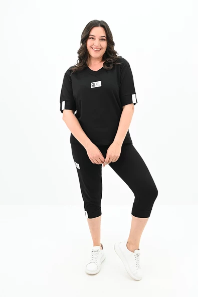 Kadın Büyük Beden Taytlı Takım 3753-23 - 2