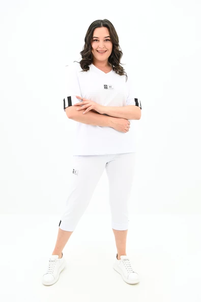 Kadın Büyük Beden Taytlı Takım 3753-23 - 12