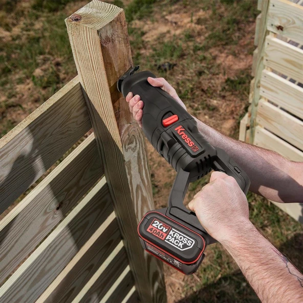 Kress Kue01.9 20Volt Kömürsüz Profesyonel Tilki Kuyruğu Testere (Akü Dahil Değildir) - 5