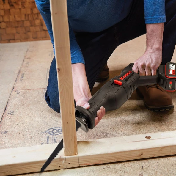 Kress Kue01.9 20Volt Kömürsüz Profesyonel Tilki Kuyruğu Testere (Akü Dahil Değildir) - 9