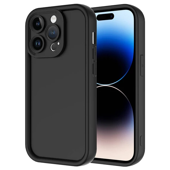 iPhone 14 Pro Kılıf Kamera Korumalı Ananas Kapak - 11