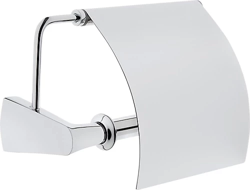 VitrA Base 800 A44086 Tuvalet Kağıtlığı, Kapaklı, Krom