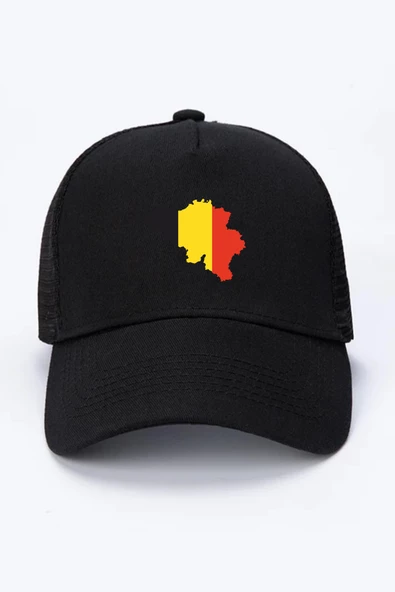 Euro 24 Belgium Siyah Fileli Şapka