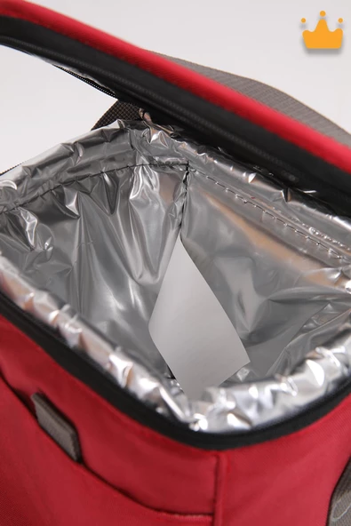 MyCollection Yemek Taşıma Termos Termal Bebek Beslenme Soğutucu Piknik Çantası 19x19x15cm 066 - 4