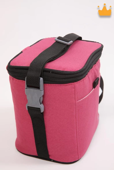 MyCollection Yemek Taşıma Termos Termal Bebek Beslenme Soğutucu Piknik Çantası 19x19x15cm 066 - 10