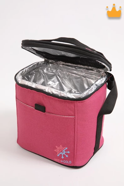 MyCollection Yemek Taşıma Termos Termal Bebek Beslenme Soğutucu Piknik Çantası 19x19x15cm 066 - 11