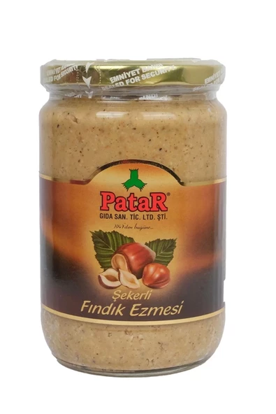 Patar Çifte Kavrulmuş Fındık Ezmesi 600 Gr x 2 Adet