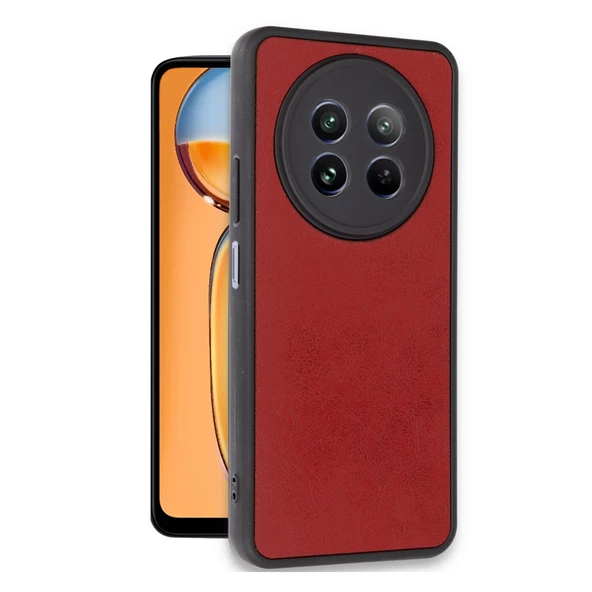 Realme 12 5G Kılıf Aras Seri Deri Kapak - 3