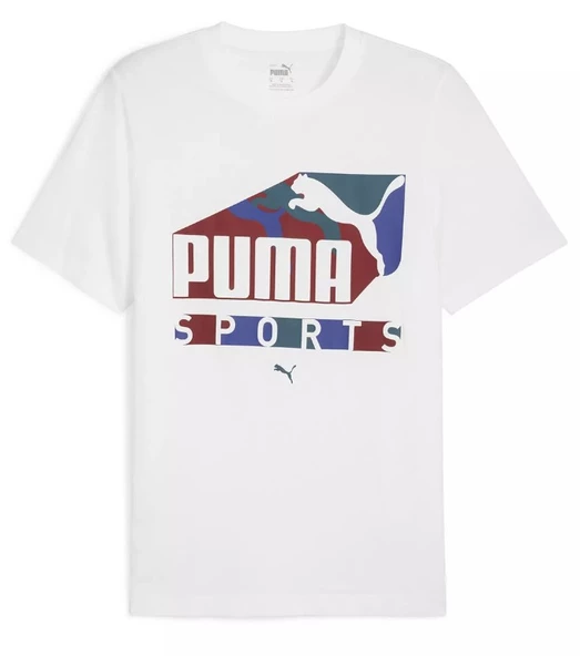 Puma 683207-02 Graphics Sports Tee Tişort Erkek T-Shirt