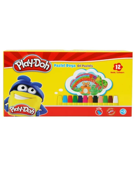 Play Doh Pastel Boya Kalemi 12 Renk