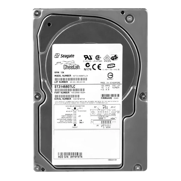 Seagate 2.El Hdd Server 3.5 146Gb 10K Ultra-320 Scsı St3146807Lc