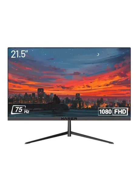 Xaser Monitör 21.5" Xs-C215Fhd 5Ms 75Hz Vga Hdmı Frameless 1920X1080 Full Hd