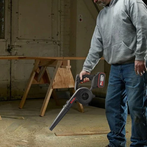 Kress KUF30.9 20Volt Profesyonel Devir Ayarlı Üfleyici + 5 Parça Aksesuar (Akü Dahil Değildir) - 3