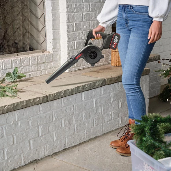 Kress KUF30.9 20Volt Profesyonel Devir Ayarlı Üfleyici + 5 Parça Aksesuar (Akü Dahil Değildir) - 6