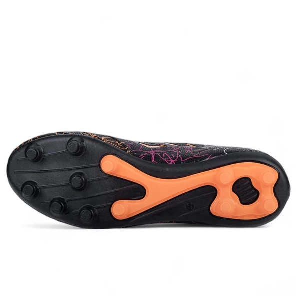Albishoes Çocuk Erkek Genç Super Mercury Çim Dişli Halısaha Şerit Krampon Futbol Ayakkabısı (31-44) - 4