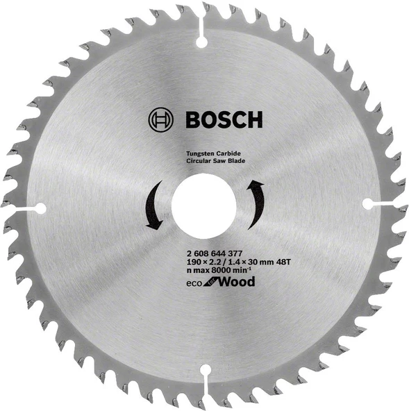 Bosch - Ekonomik Seri 190*30 mm 48 Diş 10'lu Daire Testere Bıçağı