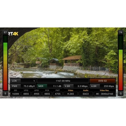 Alpsat AS07STCA-4K Dvb S-S2/T-T2/C/J.83B /ısdb-T Combo Sinyal Analizörü - 4