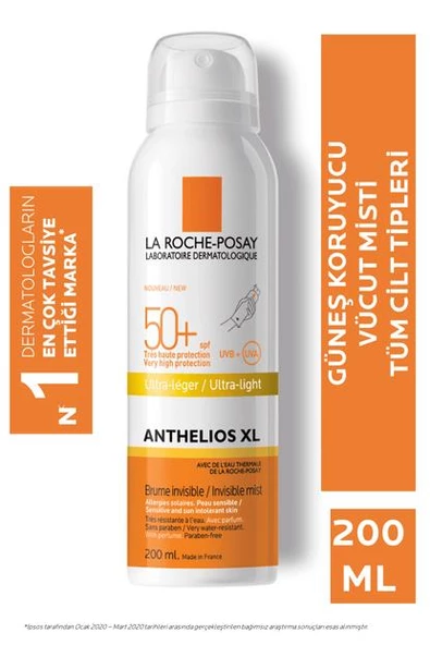 La Roche Posay Anthelios XL Brume Body Sprey SPF50 200 ml