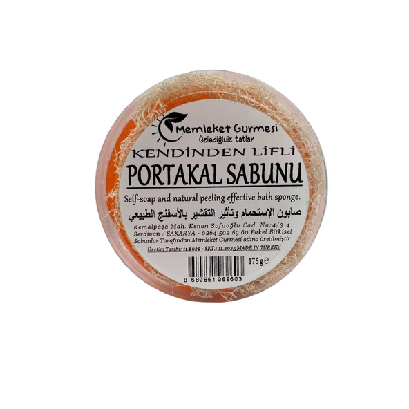 Kendinden Lifli Portakal Sabunu 165 gr