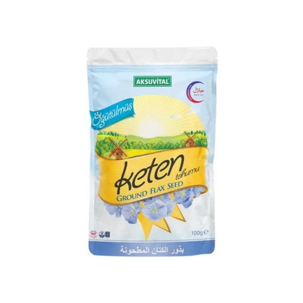 Aksu Vital Öğütülmüş Keten Tohumu 100 gr