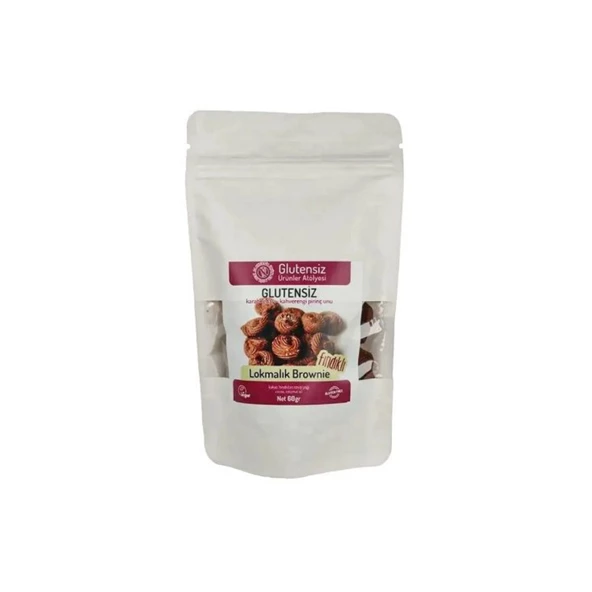 Güa Glutensiz Fındıklı Lokmalık Brownie 60 gr
