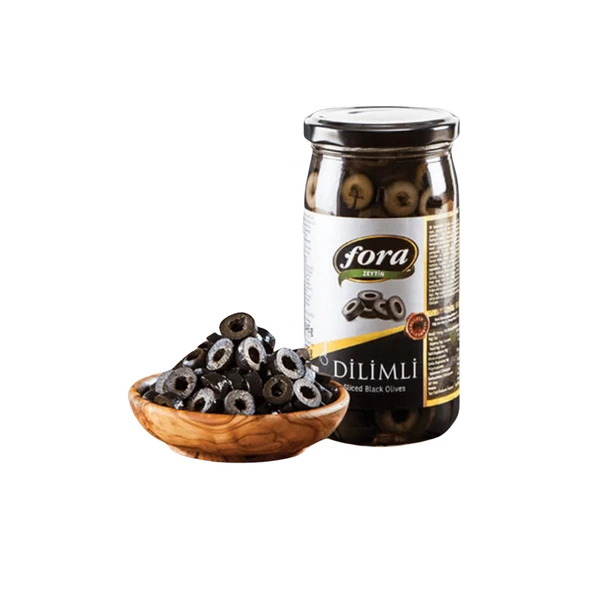Fora Dilimli Siyah Zeytin 345 gr
