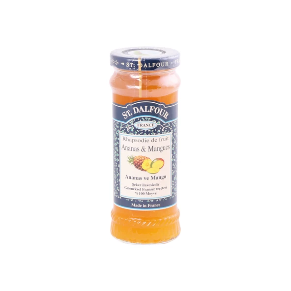 ST. Dalfour France Şekersiz Ananas Mango Reçeli 284 gr