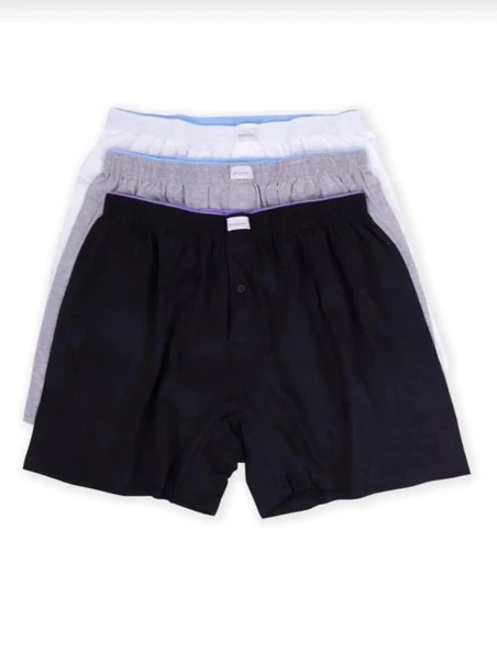 JİBER 183 ERKEK KARIŞIK RENKLİ BATTAL HAVLU BEL BOXER 12 ADET ürün görseli