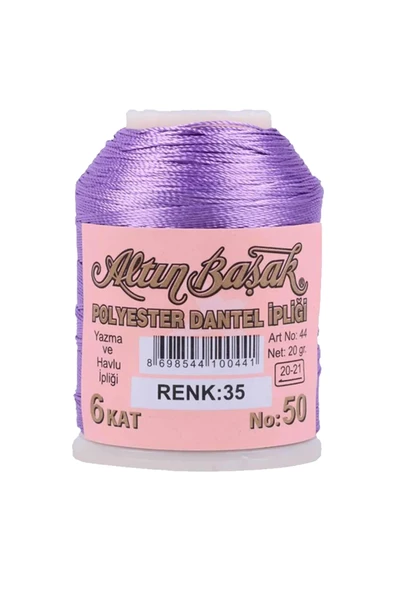 3 Adet Altınbaşak Oya ve Dantel İpi 20 gr - Royaleks - No: 035 - 3