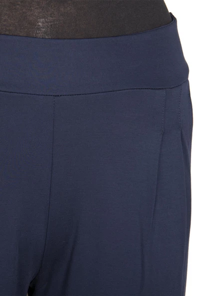 Barem Kadın Pensli Çelikli interlok Lacivert Pantolon - 3