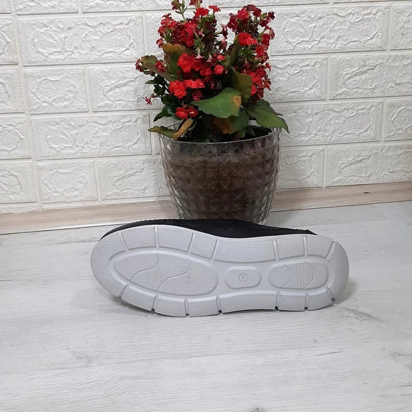 Fiyra fth01 Siyah-Beyaz Hakiki Deri Fuspetli Erkek Günlük Ayakkabı - 11