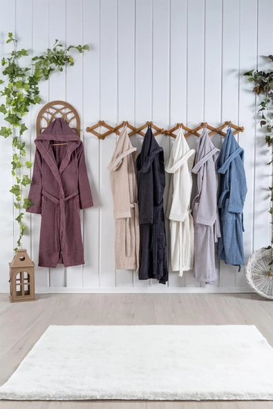 Nurpak Ekol 8 Parça Aile Bornoz Seti Kutulu - 3