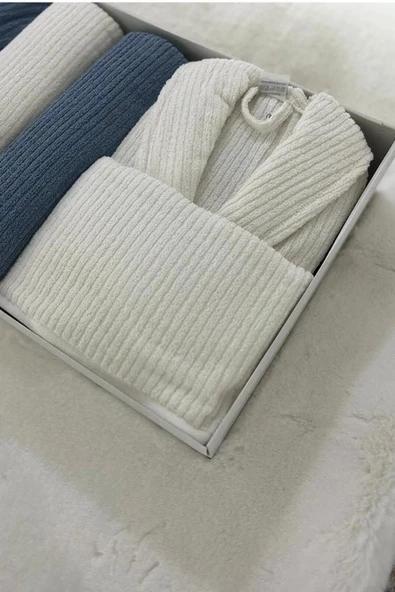 Nurpak Ekol 8 Parça Aile Bornoz Seti Kutulu - 2