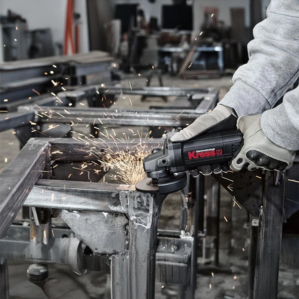 Kress KUS05P 900Watt 115mm Profesyonel Avuç Taşlama - 9