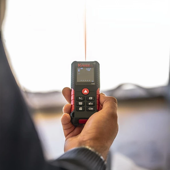 Kress KI201 70m Profesyonel Çok Fonksiyonlu Lazer Metre - 10