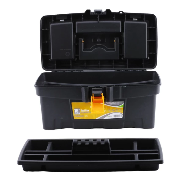 Takım Çantası Alet Çantası 41 cm Plastik Açma Kapatmalı 16'' İnç - Resim 3