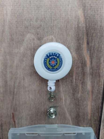 Polis Damla Etiket Yoyo Yaka Kartlığı Yatay Dikey Kart Koruyucu - 3