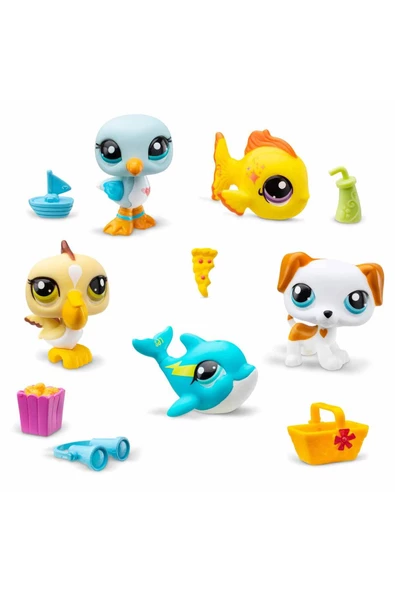 Littlest Pet Shop Minişler 5'li Figür Seti: Hediyelik Oyuncakların En Tatlısı! - 4