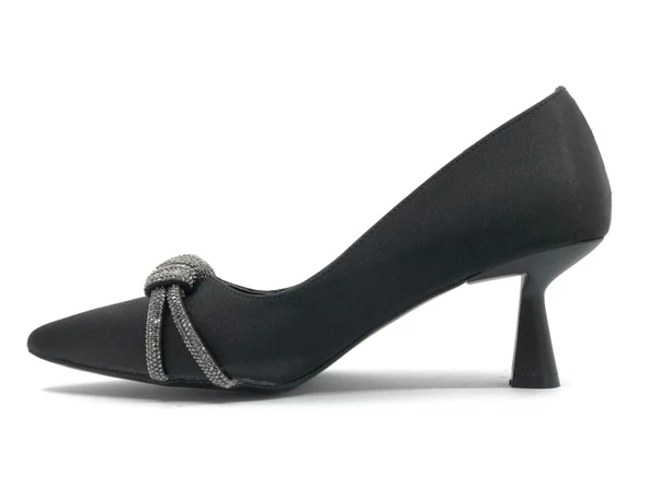 Feles Taş Detaylı Stiletto Kadın Topuklu Ayakkabı - 6