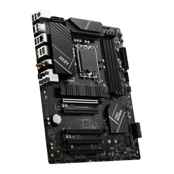 Msı PRO B760-P WIFI DDR4 Intel B760 Soket 1700 DDR4 5333(OC)MHz ATX Gaming (Oyuncu) Anakart - 2