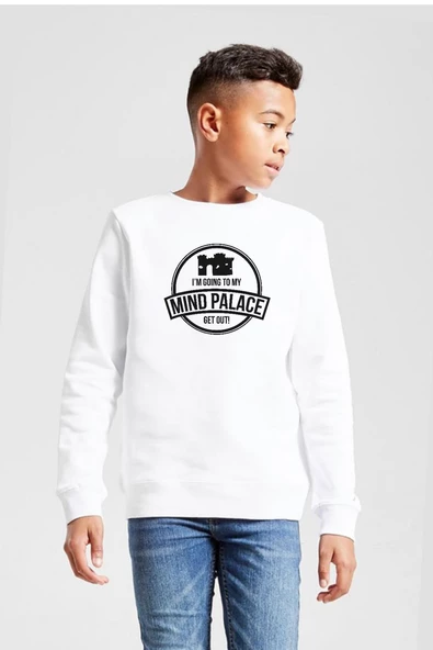 Sherlock Mind Palace Beyaz Çocuk 2ip Sweatshirt