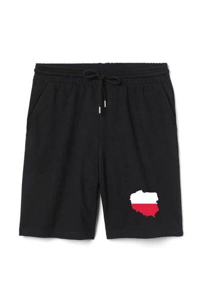 Euro 24 Poland Erkek Siyah Şort