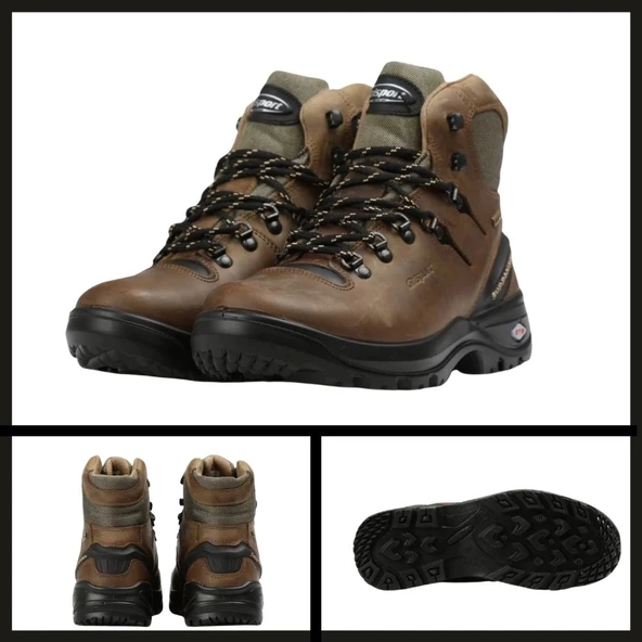 Uyguna-Yakala Grisport Kahverengi Trekking Bot (11508s103t) - 2