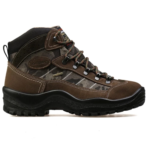 Uyguna-Yakala Grisport Scamosciato Kahverengi Trekking Botu (10606-21) - 3