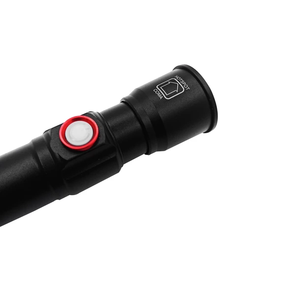 Uyguna-Yakala Panther Usb Şarjlı Metal Zoomlu El Feneri Pt-4060 - 4