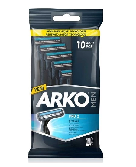 Arko Men T2 Pro 10'lu Tıraş Bıçağı