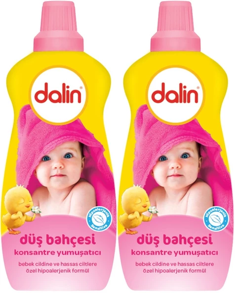 Dalin Çamaşır Yumuşatıcı Konsantre 1200ML Düş Bahçesi (2 Li Set)